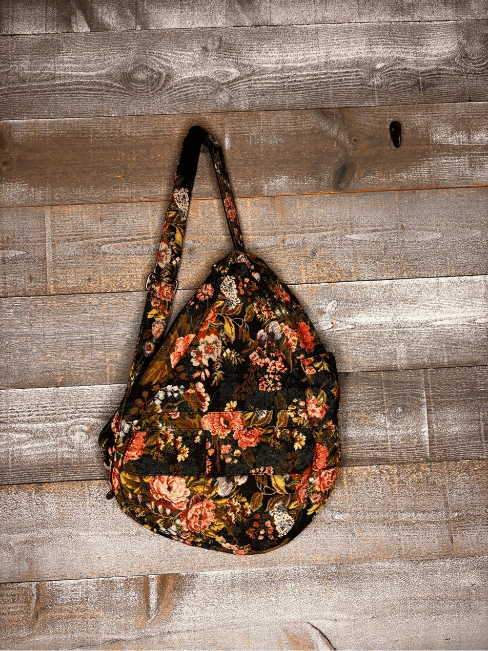 Ameribag healthy back bag floral tapestry Sling Bag backpack